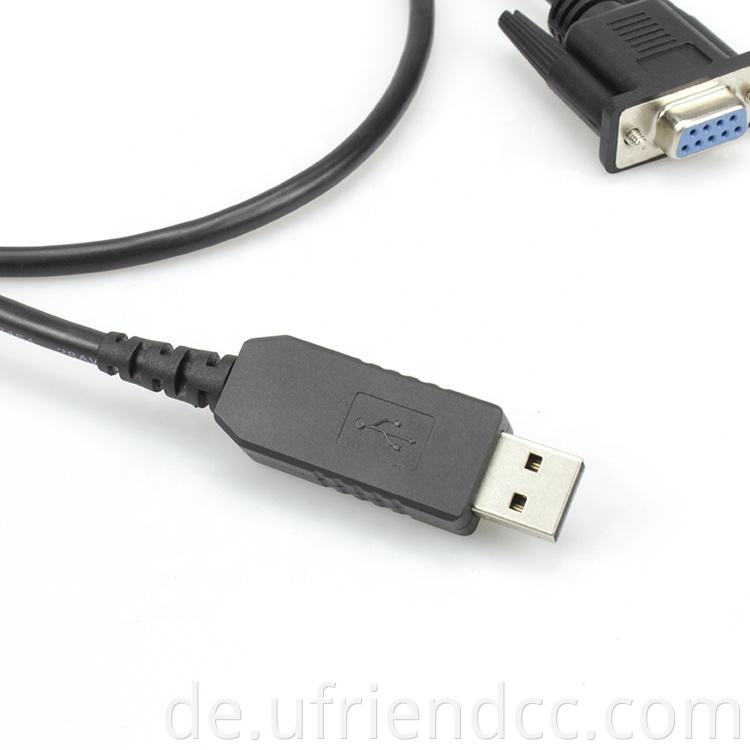 OEM USB 2.0 bis serieller (9 Pin) DB 9 RS 232 -Konverterkabel, produktive Chipsatz -Hexnuts Win 11/10/8.1/8/7/Vista/XP Mac OS X 10.6
